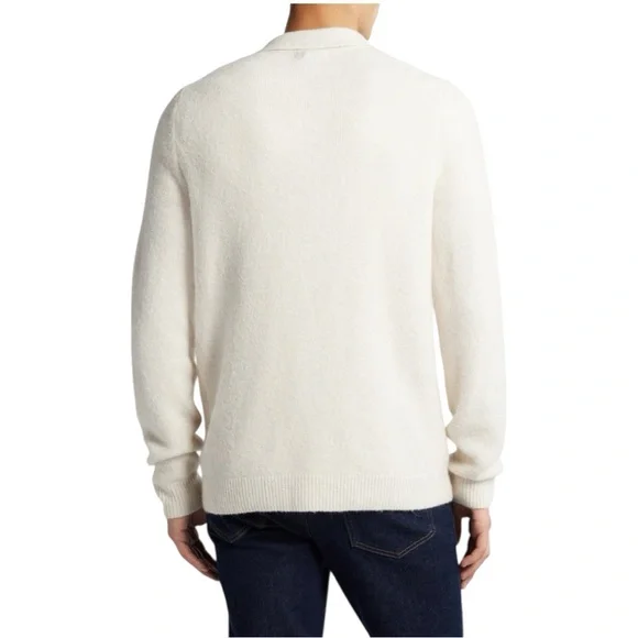 Treasure & Bond Knit Button Front Cardigan Shirt Jacket Neutral Minimalist - Picture 2 of 6